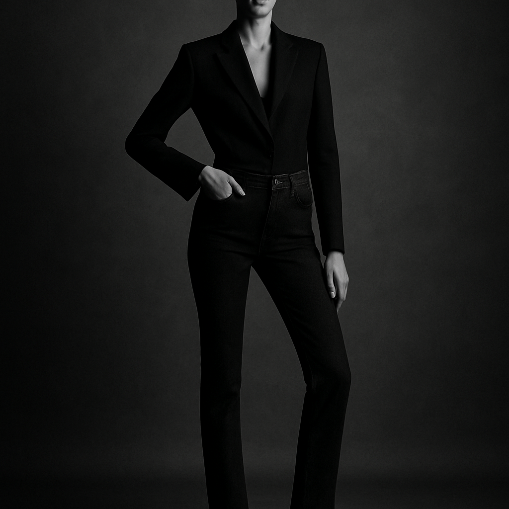 The Executive Black Jean — Tall Black Denim